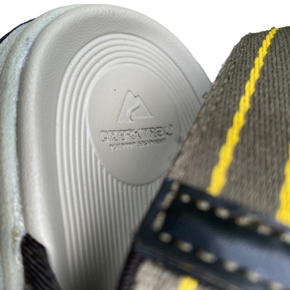 Ozark Trail-NWT Men’s 10 moss green/gray hiking sandals. Velcro adjustable. New! - Picture 8 of 12